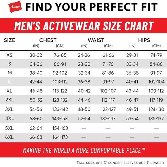 Hanes Men's Ecosmart Fleece Sweatshirt Cotton-blend Crewneck (568) - Picture 5 of 5